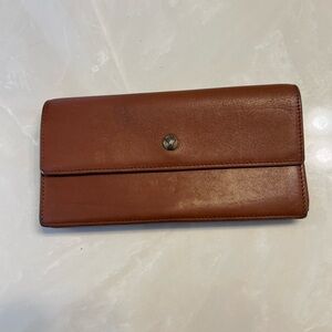 Mulberry brown long wallet